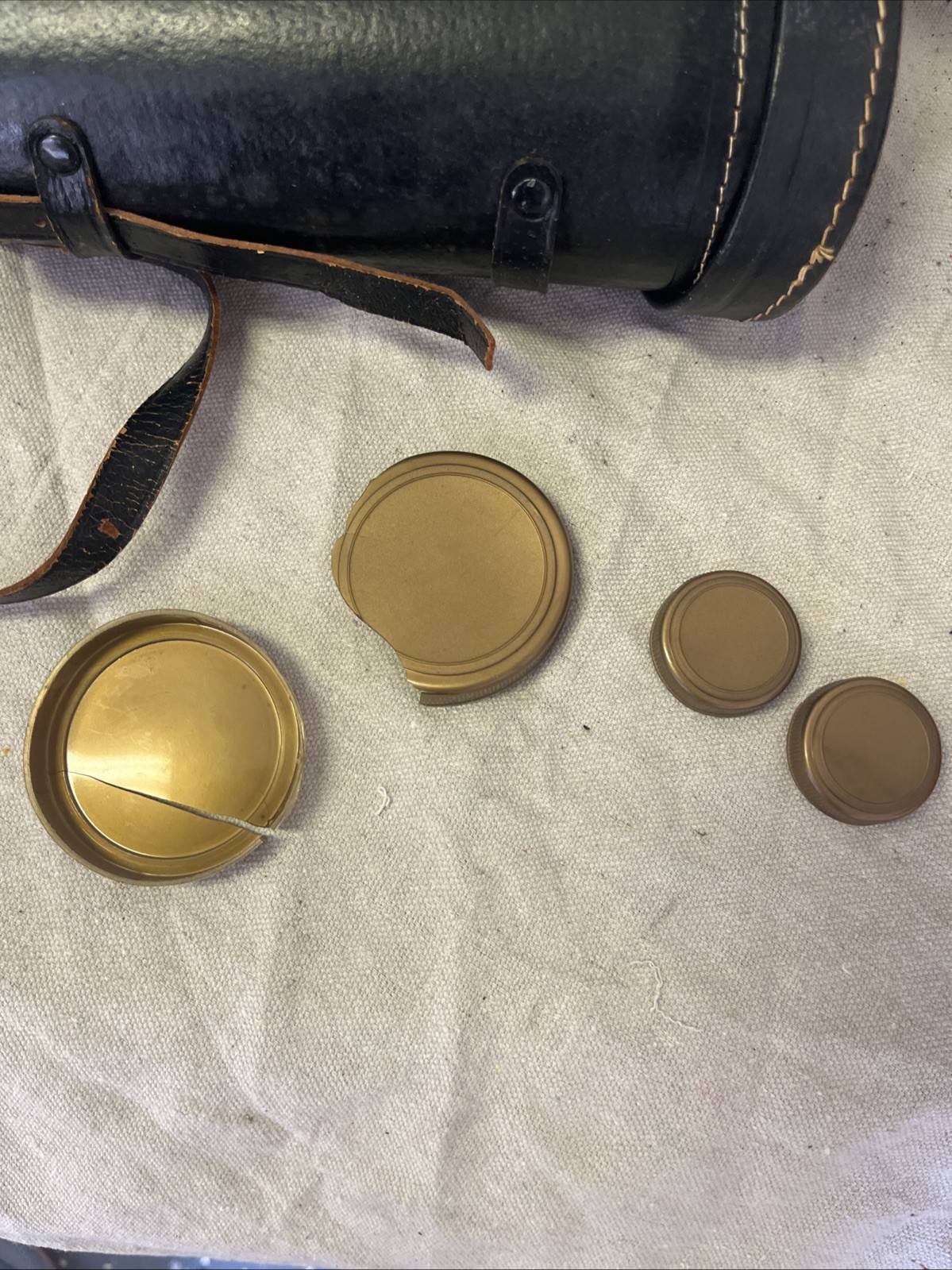 Optex 10x50 Fully Coated Optics Binoculars with Case and Strap Used Vintage