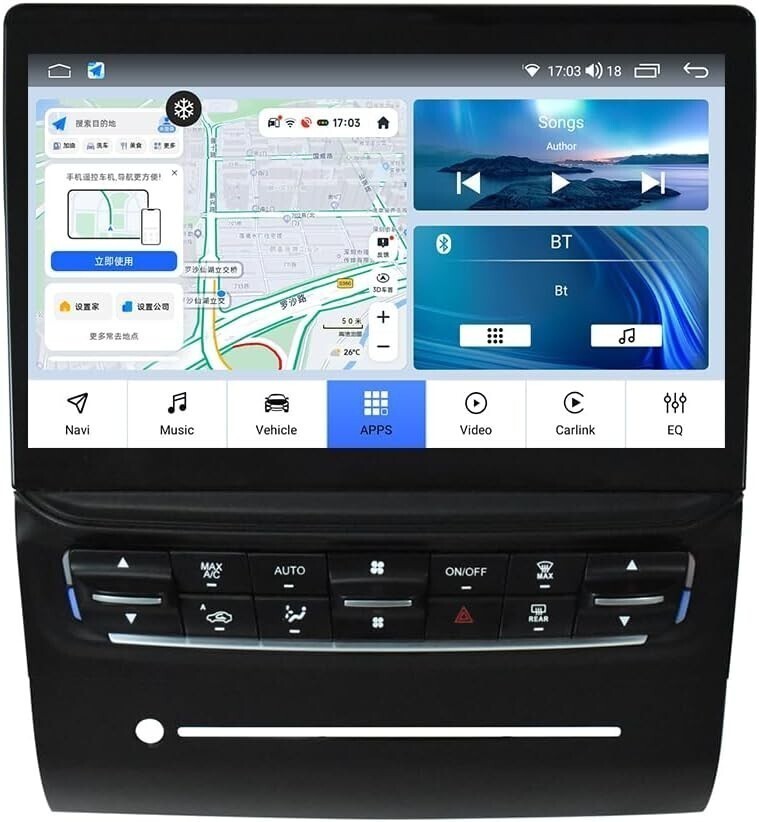 10'' For 2013-2017 Maserati Quattroporte 8+128GB CarPlay Car Stereo Radio GPS