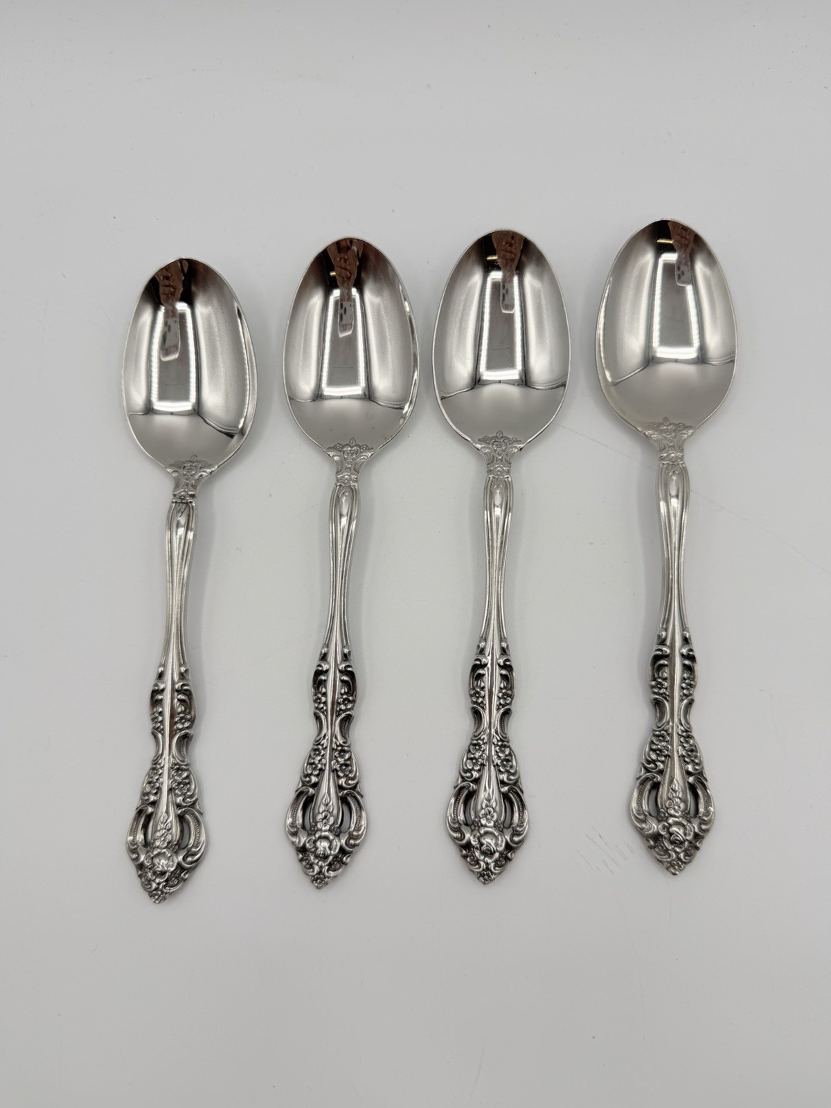 (4X) Oneida MICHELANGELO HERITAGE Stainless DINNER SPOON OVAL SOUP Silverware