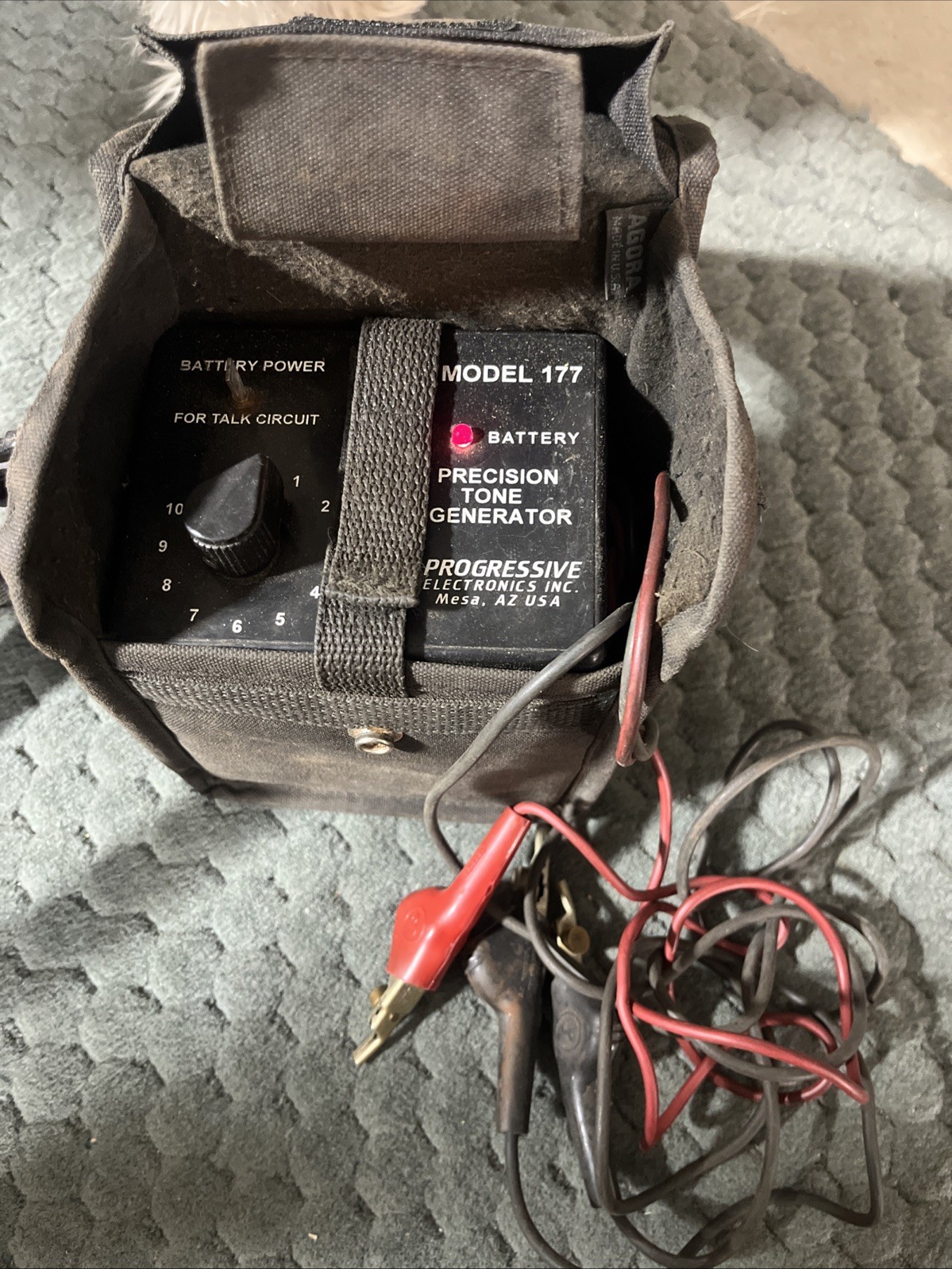 PE Tempo Model 177 Precision Tone Generator with Leads & Battery