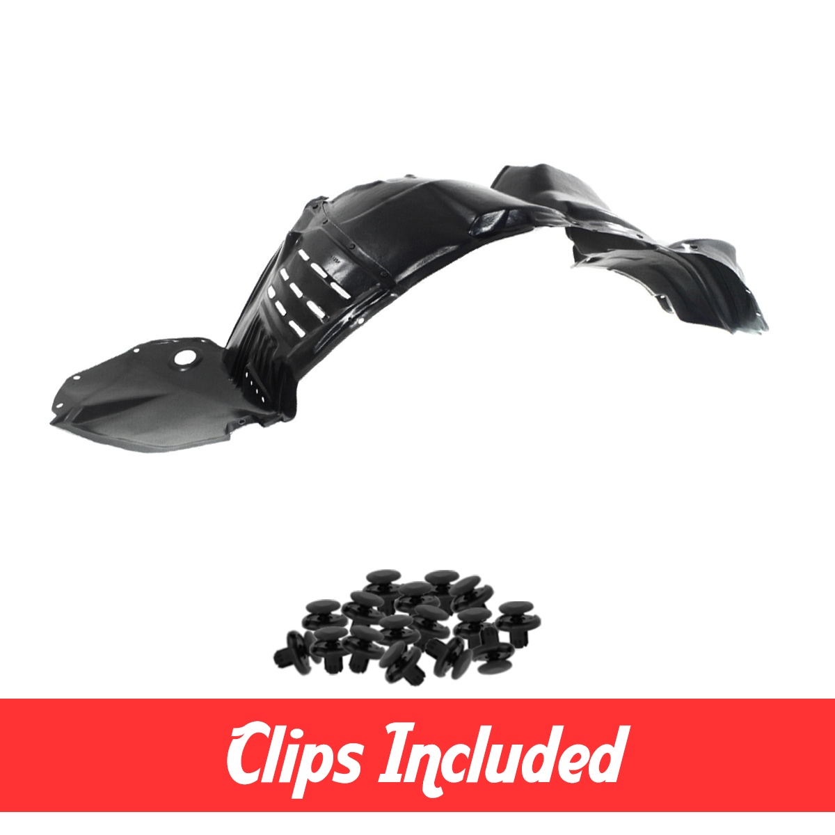 Front Driver Side Fender Liner w/ Clips For 2004-2006 Lexus RX330 LX1248101