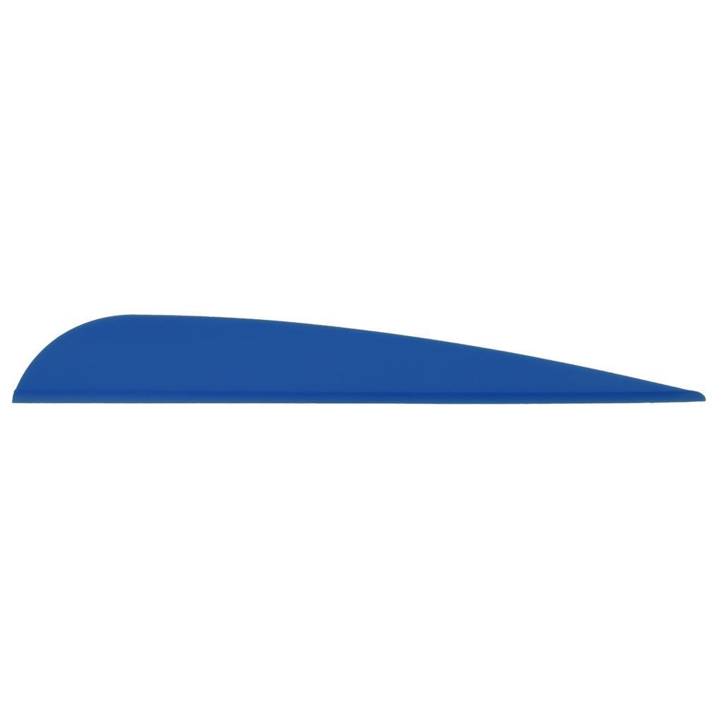 AAE Elite Plastifletch Vanes Blue 3.875" 100 Pack