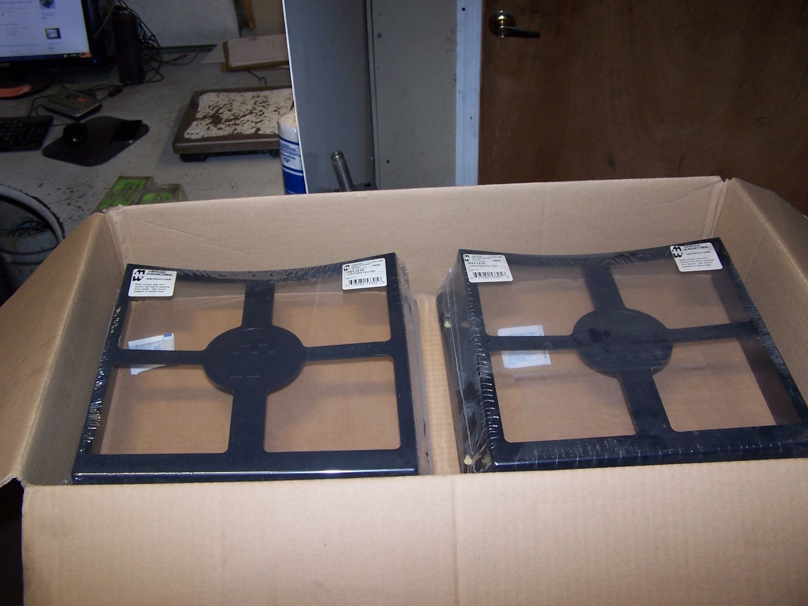 (8) NEW HAMMOND PKT1212 PRINT POCKET 12" X 12" X 2-1/2" LOT OF 8