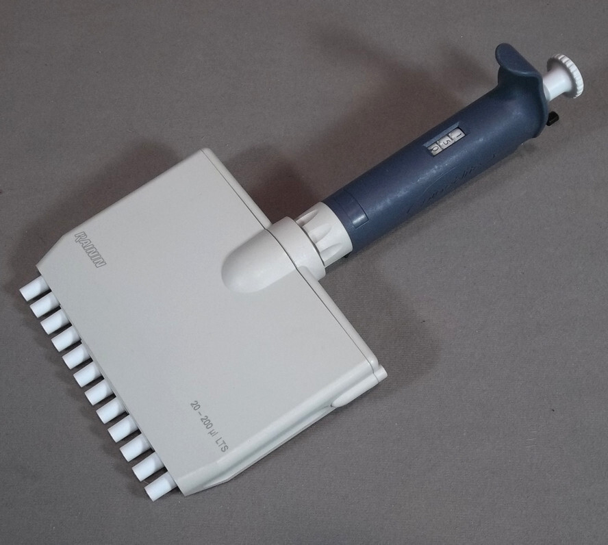 Rainin Pipet-Lite L200 12 Channel Pipette 20-200 uL LTS EX+