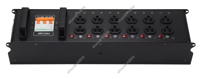 6 Ways US Edison Output L21-30 Input Power Distro Distributor Distribution