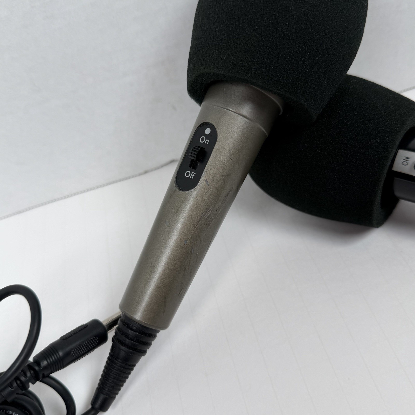 Two Wired Microphones For Karaoke Or Public Speaking
