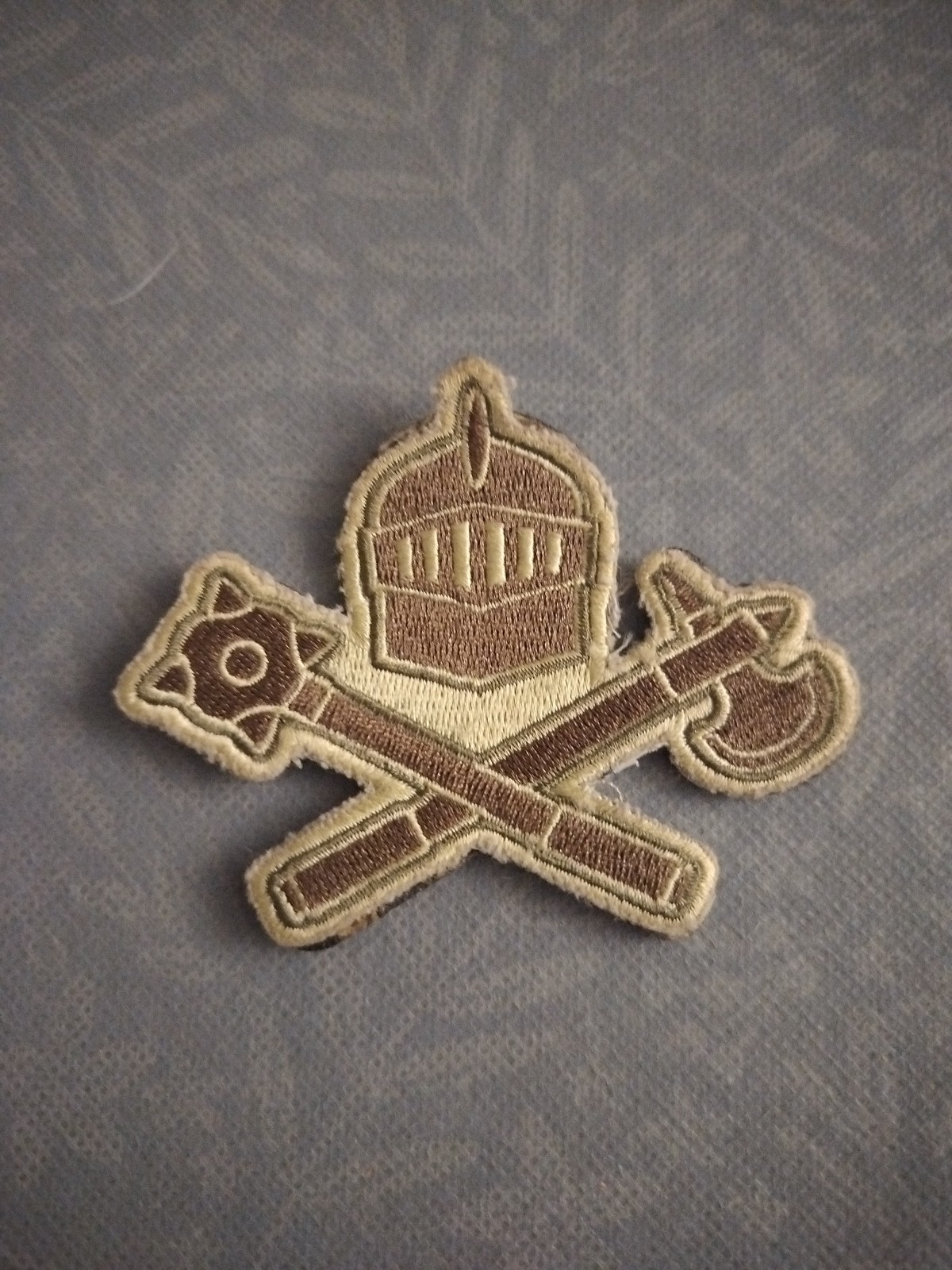 AMS "Medieval" Patch - Green/ ACU - Premium Hi-Fidelity Patch Series Hook & Loop