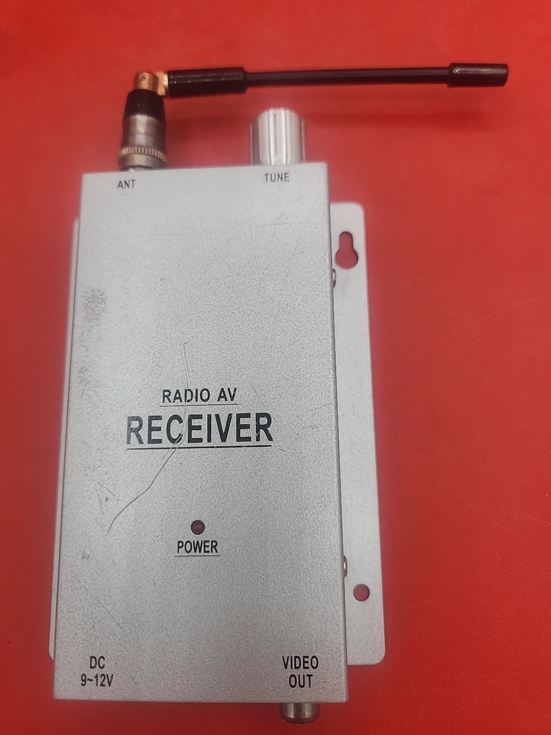 AV Radio Receiver with Power Supply, Designed for Security Camera Systems