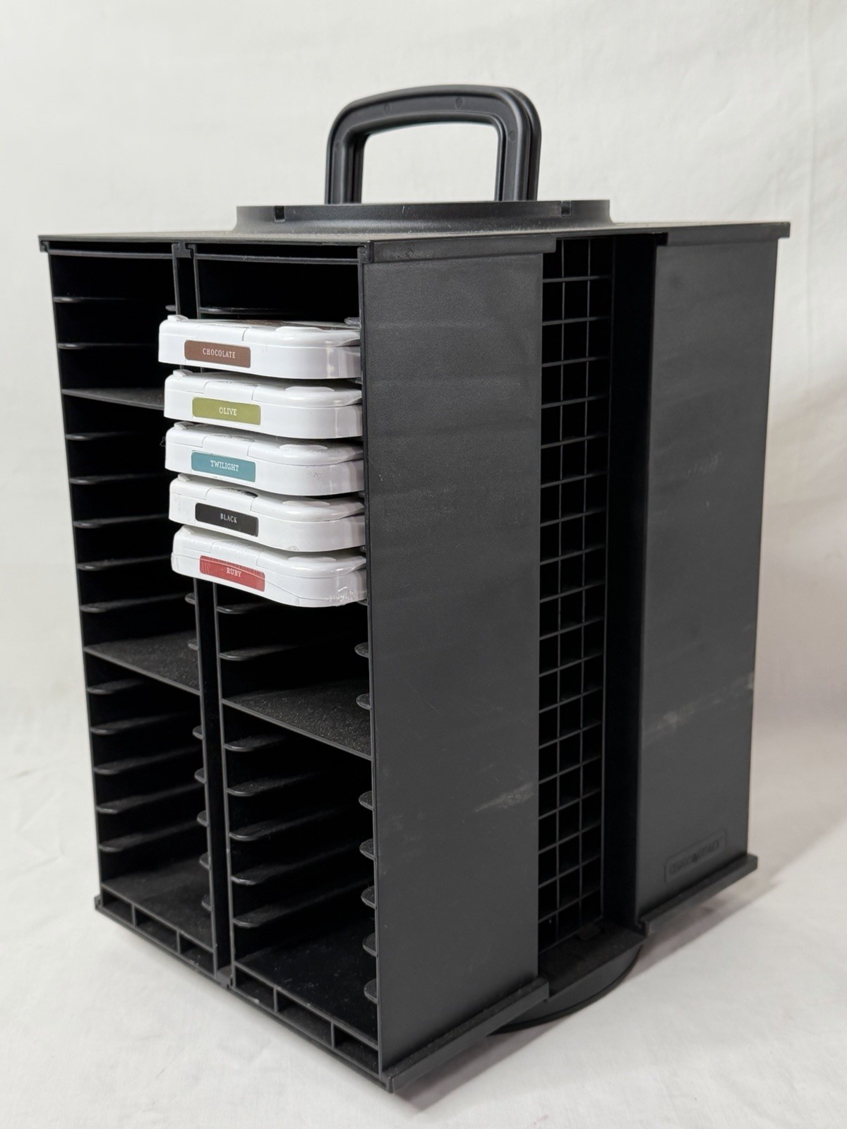 Exclusive Ink Rotating Carousel Organizer w/ 5 Ink Pads