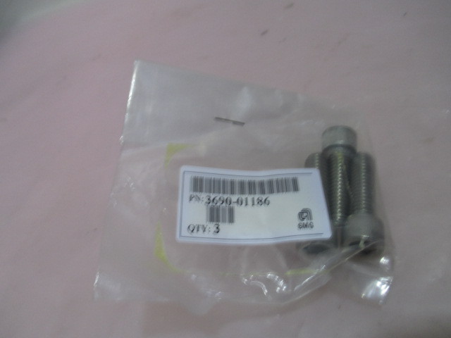 3 AMAT 3690-01186, SCR CAP SKT HD 3/8-16x1.25L Hex SKT. 417124