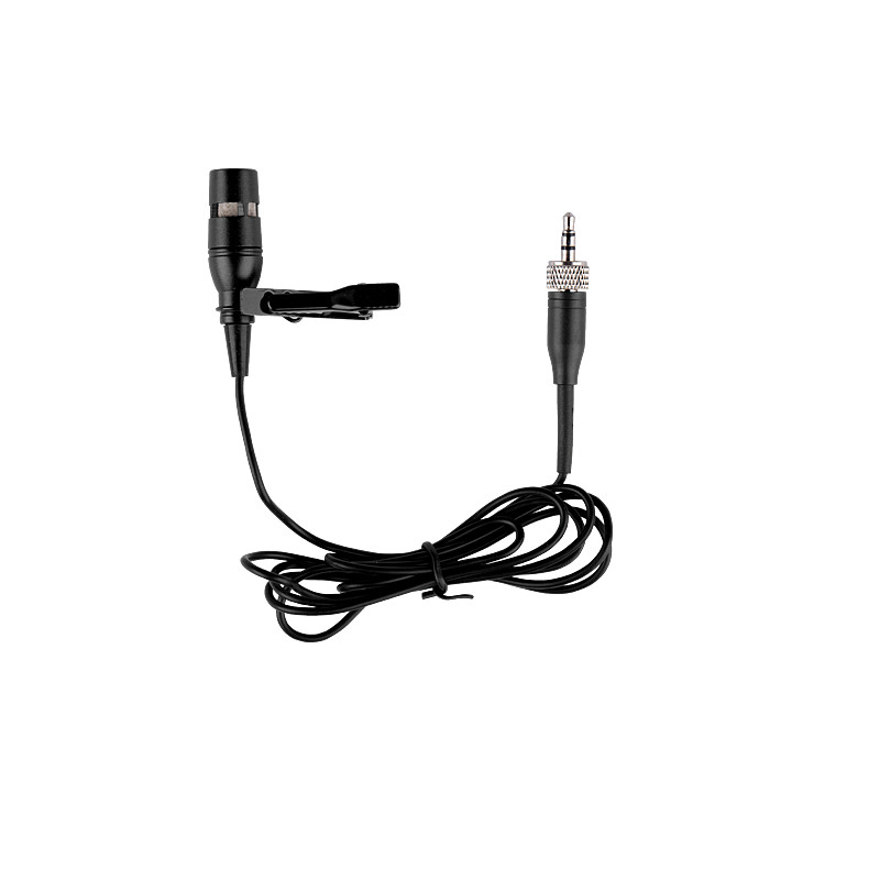 Lapel Microphone for Sennheiser G3 Lapel mic Cardioid Microphone Tie Clip Black