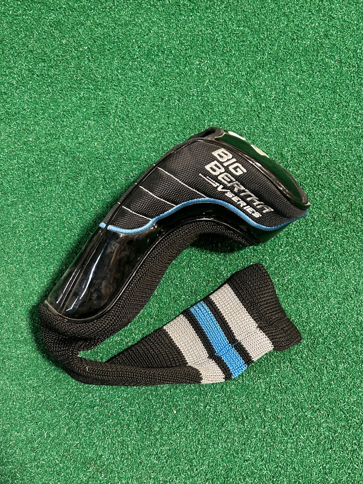 Callaway Big Bertha V Series Ladies Black/Blue Driver Headcover Good HA14-5-5