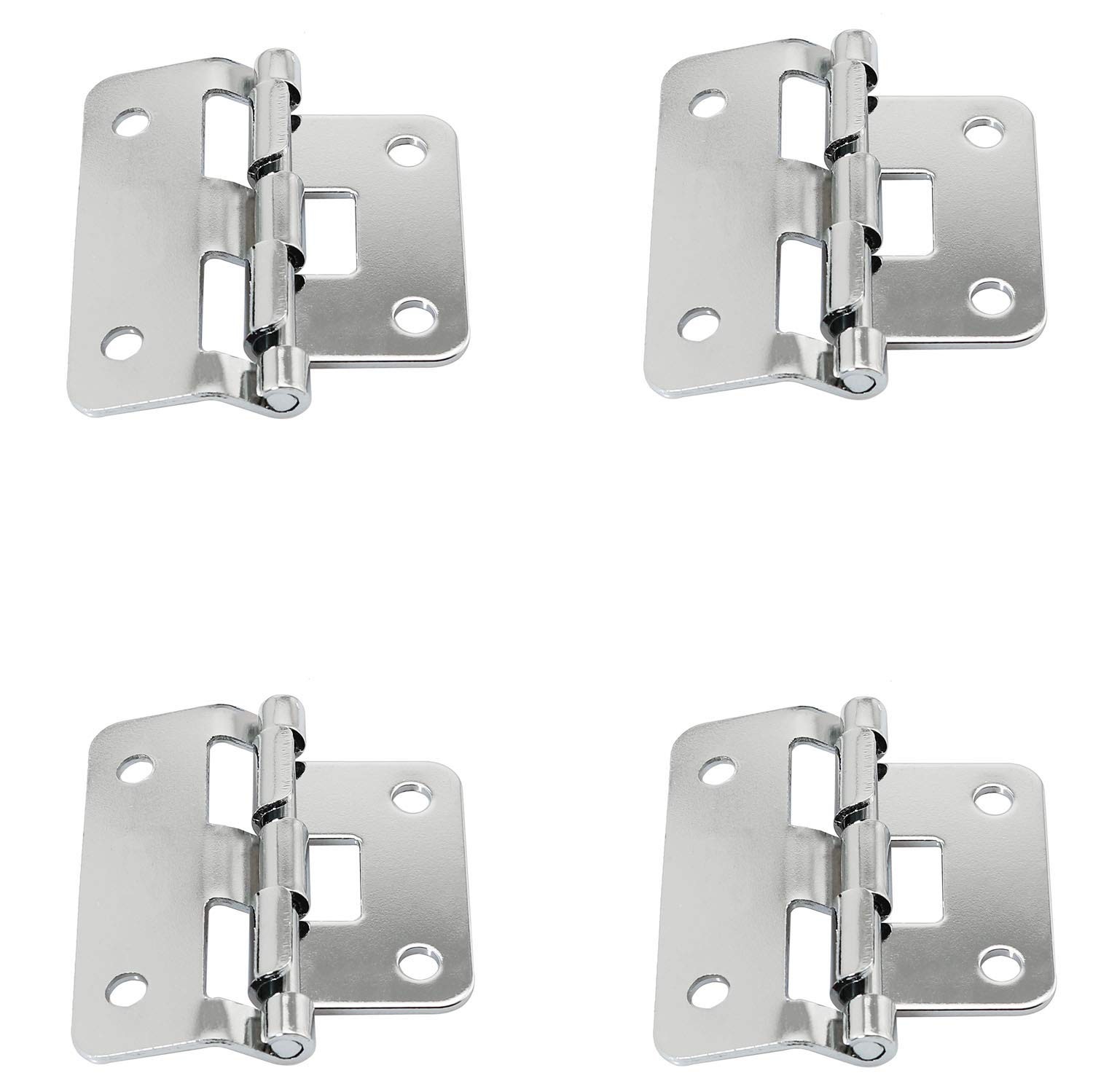 4 PCS 2.28x2 Inch Lift Off Hinge Chrome Iron Flight Case Removable Door