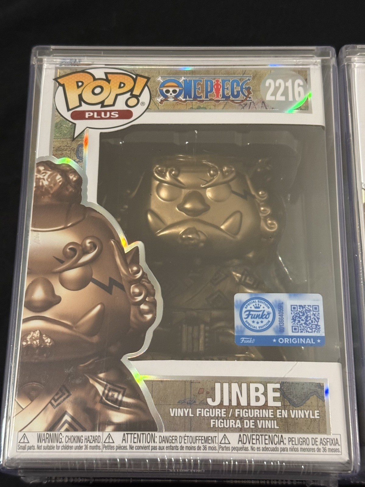 One Piece Funko Pop! Plus Brook and Jinbe (Bronze) + Protector
