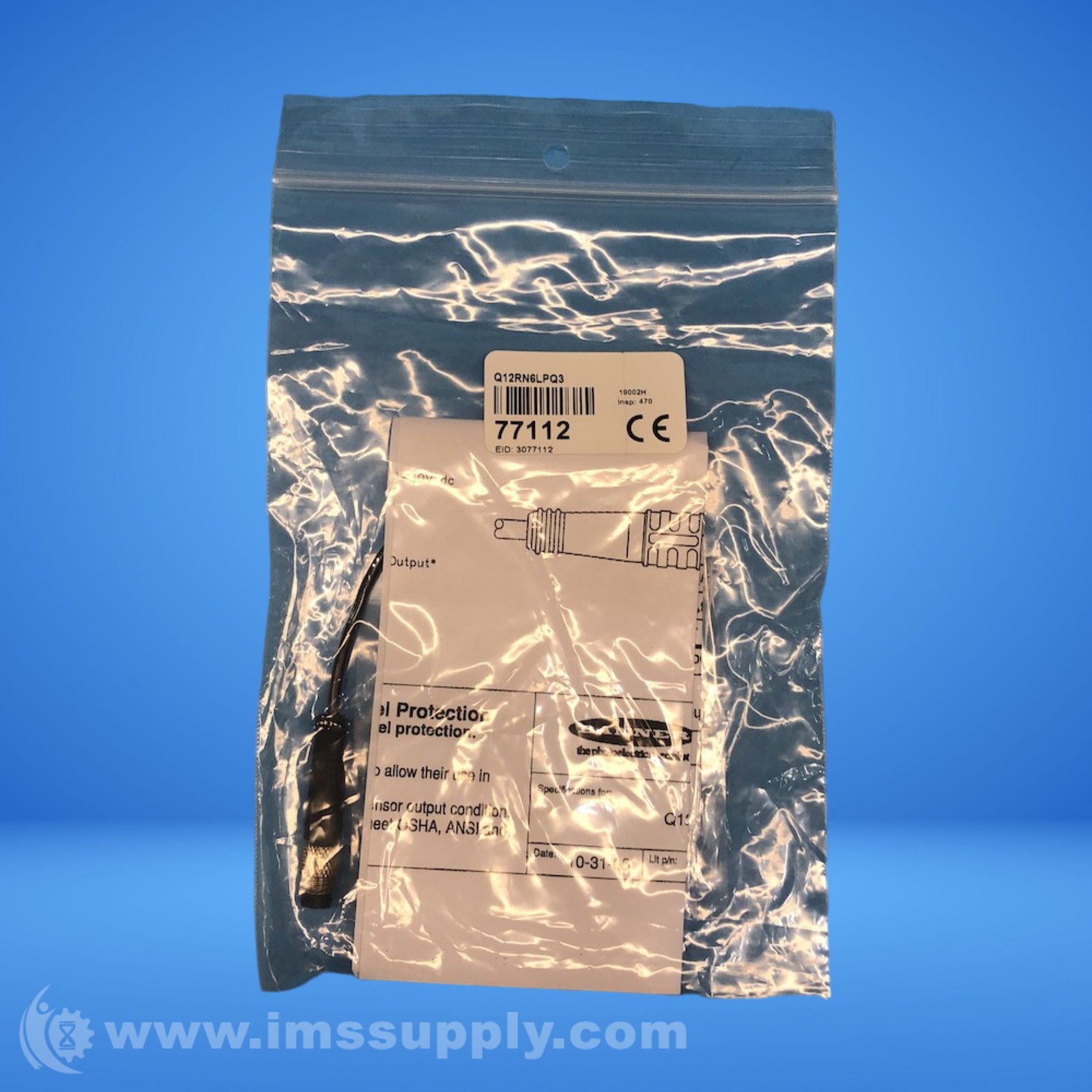 Banner Engineering Corp. Q12RN6LPQ3 Photoelectric Sensor FNFP