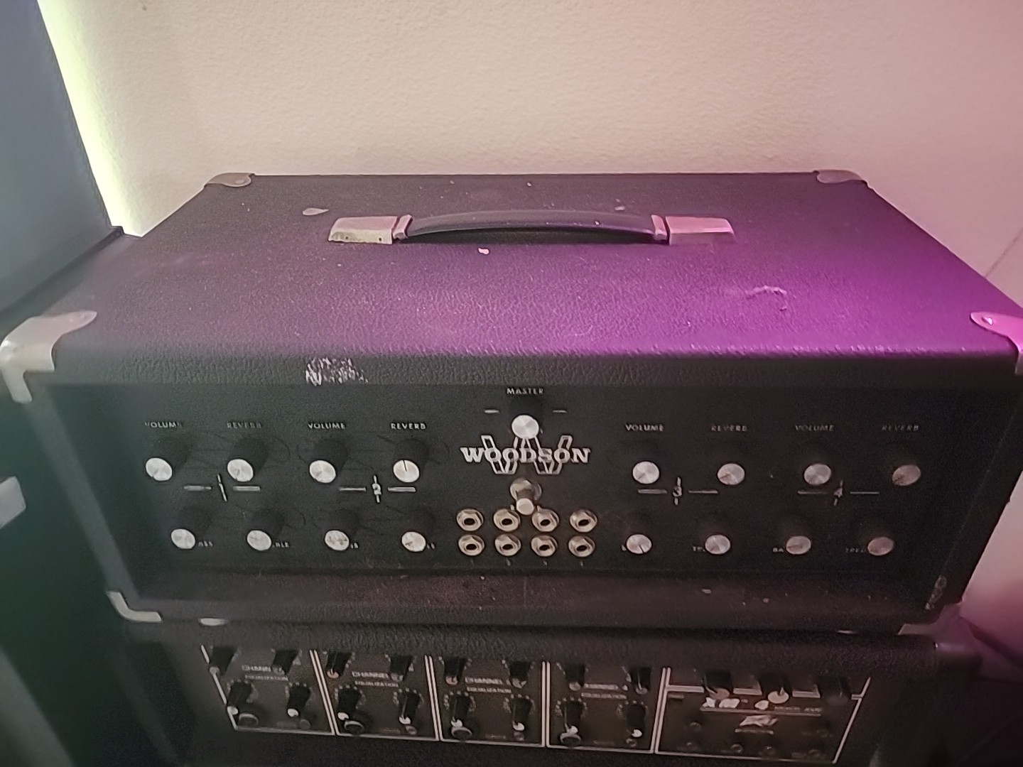 Vintage Woodson - W 200-8 Amplifier Head 200 Watts - 4 Channels EXCELLENT TESTED