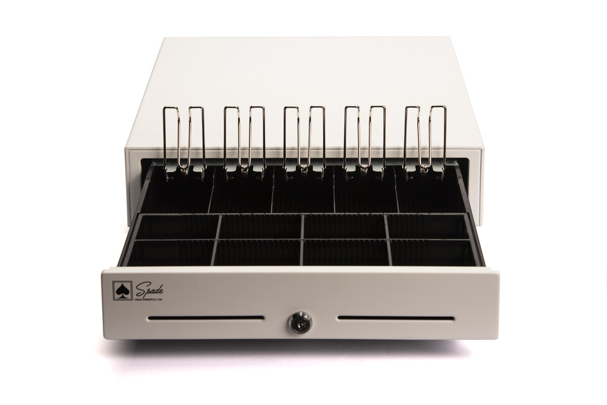 Spade POS Cash Drawer Regular White