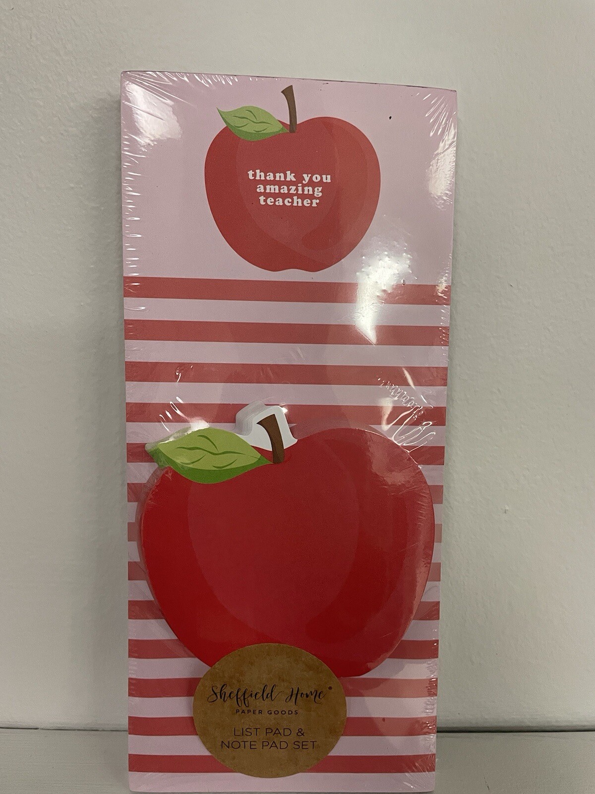 Sheffield Home 150 Thank You Amazing Teacher Magnetic List Pad & Note Pad Set