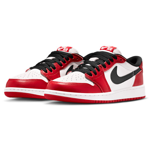 Jordan AJ 1 Retro Low OG Chicago White Black Red HQ6999-600 Size 4Y-7Y Kids New