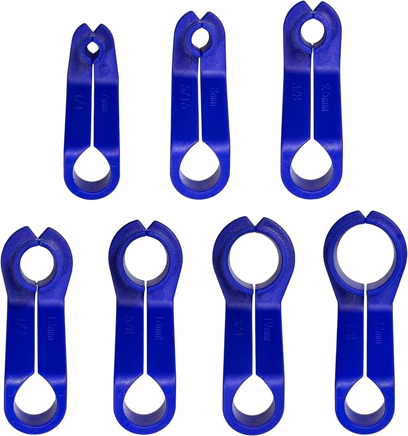 7PCS Fuel Line Disconnect Tool Set 1/4–7/8 Inch Fuel Filter Removal Kit Auto
