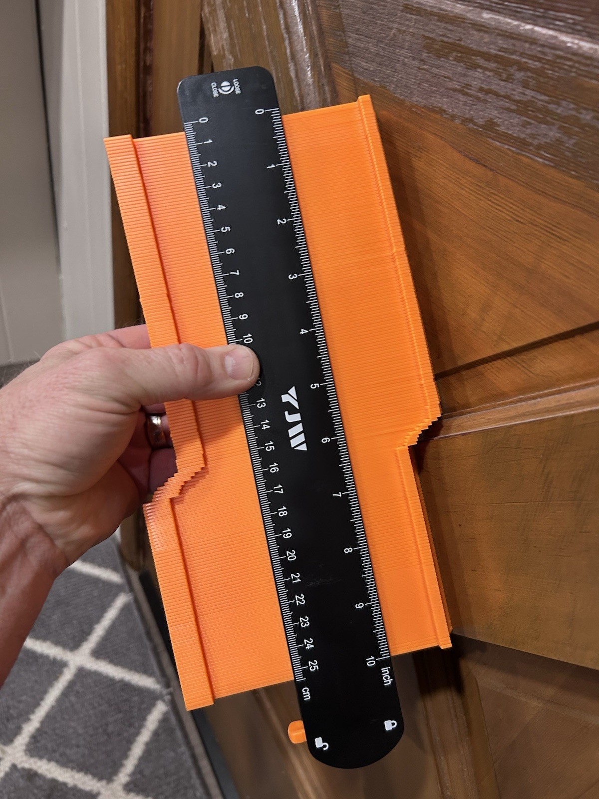 Contour Gauge Duplicator 10” & 5” Locking Profile Tool Set NIB With Ruler.