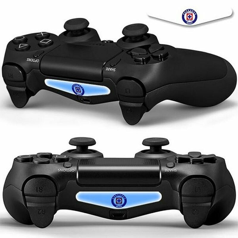 Mod Freakz PS4 Pair of LED Light Bar Vinyl Decal Skins Deportivo Cruz Mexico