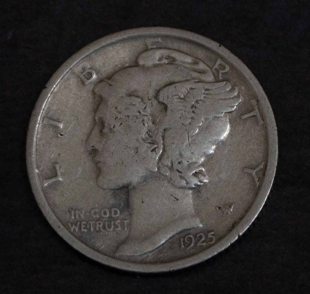 1925 Mercury Dime VF XF.............Lot F 1105