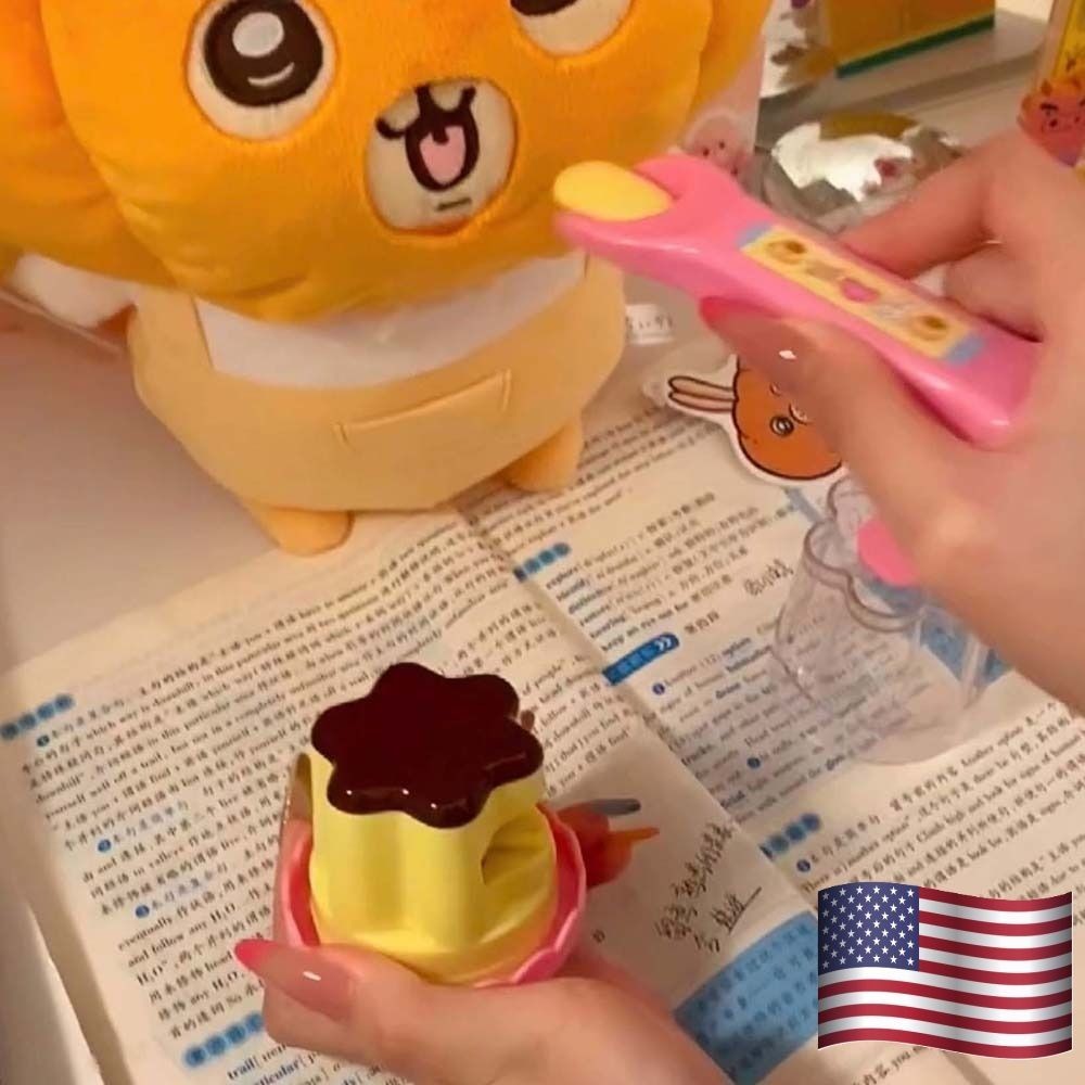 MEL-chan Sweet Flan Pudding Toy Japan Playhouse Baby Care Fun Snack New Gift