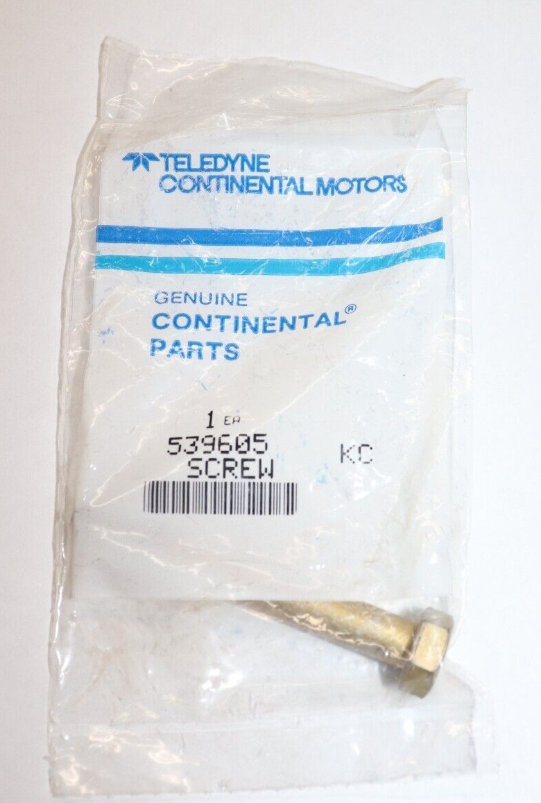 New Continental Bolt, Head, .31-18x2.38LG, PN 539605, in the TCM Package