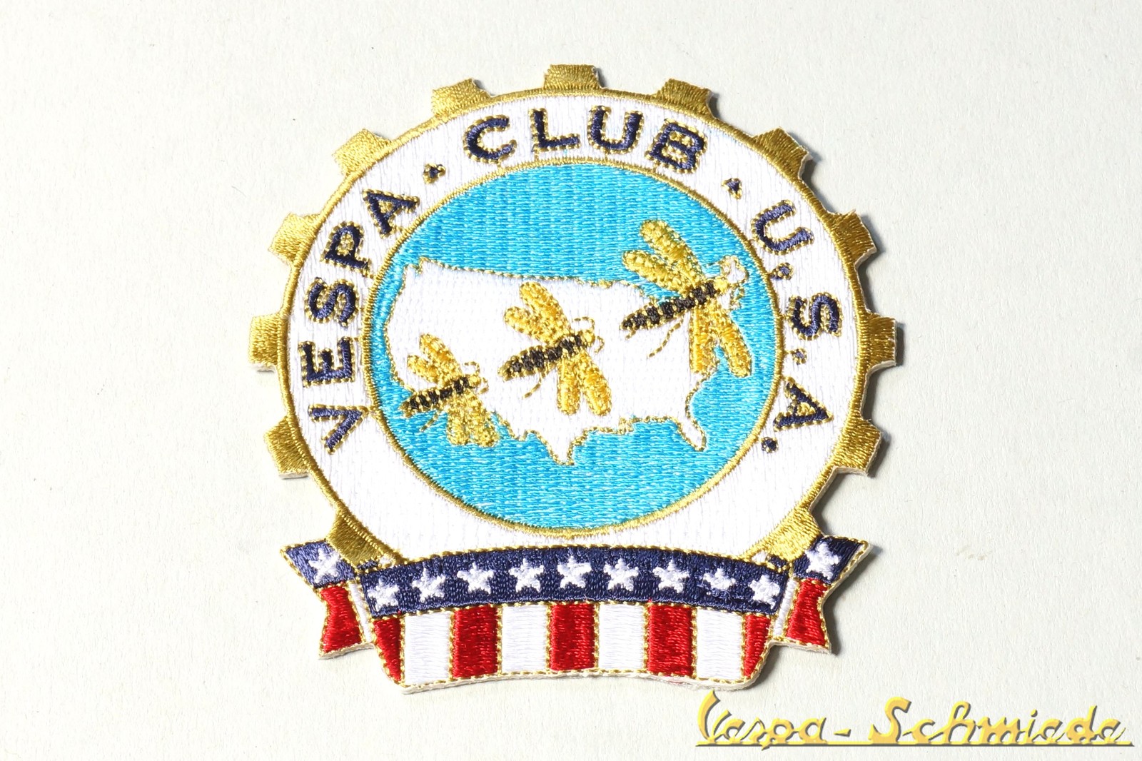 Patch "Vespa Club USA" - Club America America US V50 PK PX GL Piaggio Patch