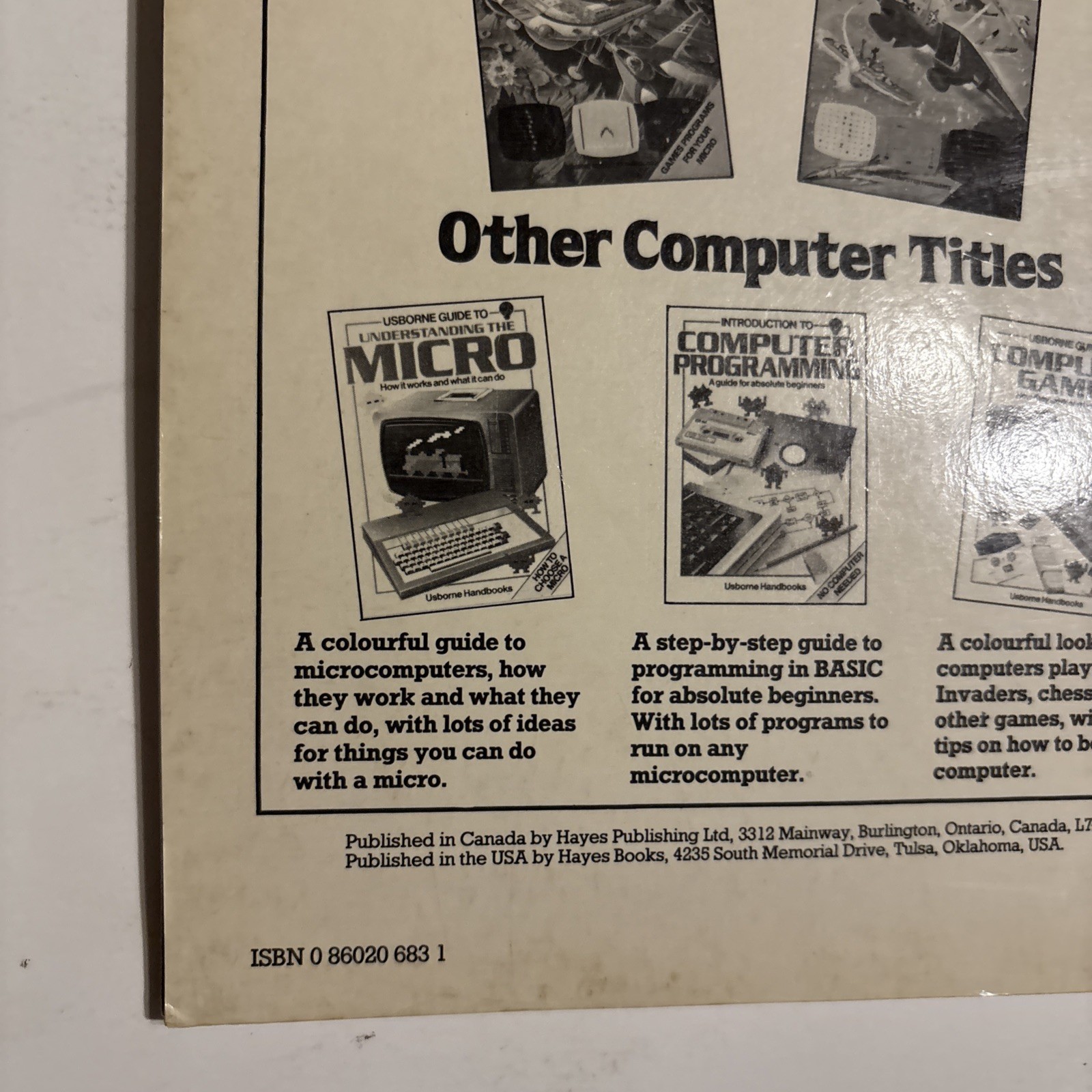 RARE Vtg Computer Spacegames Program Book TRS-80 BBC Apple Usborne 1982 BASIC