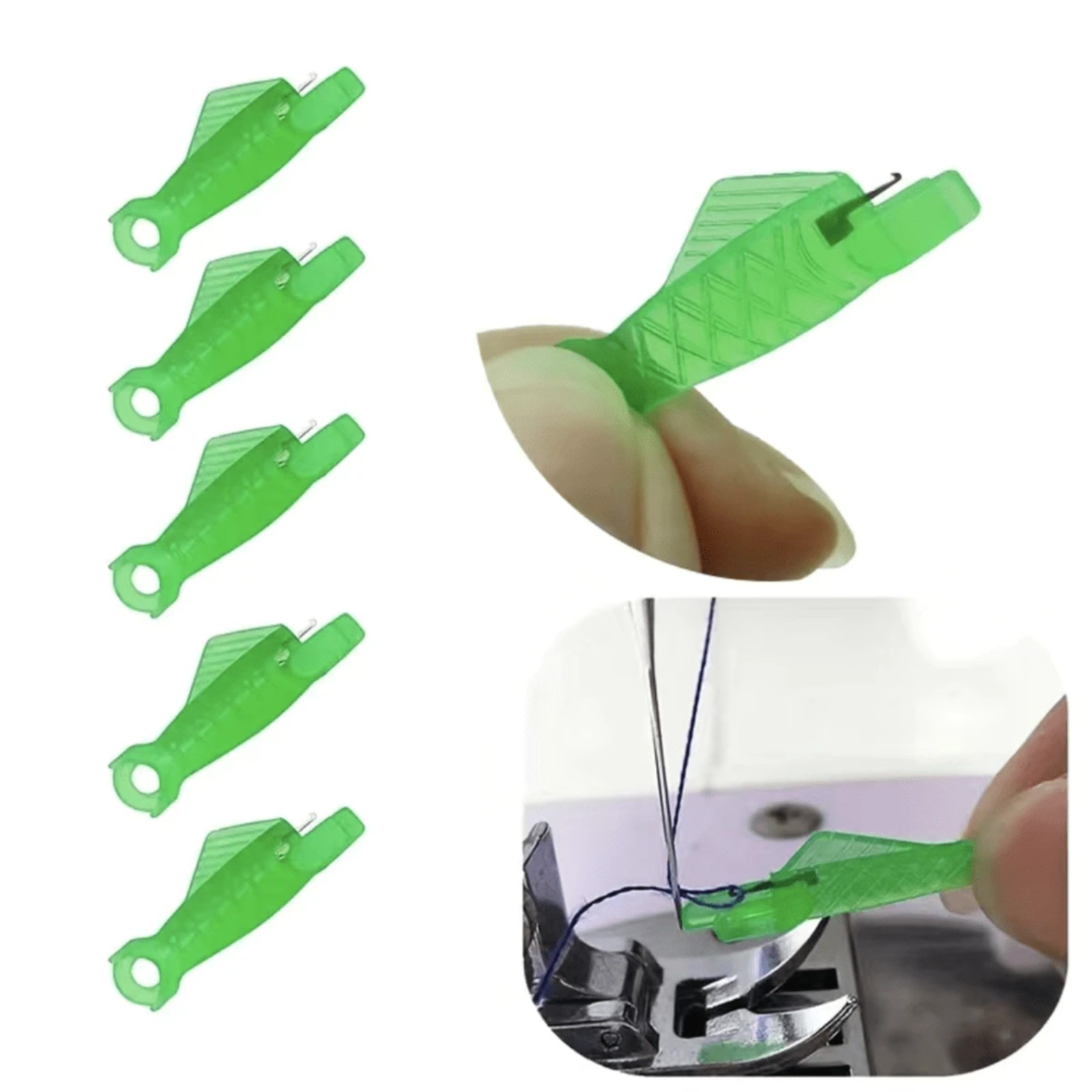 5pcs Automatic Needle Threader Sewing Machine Tool Easy DIY Thread Inserter new
