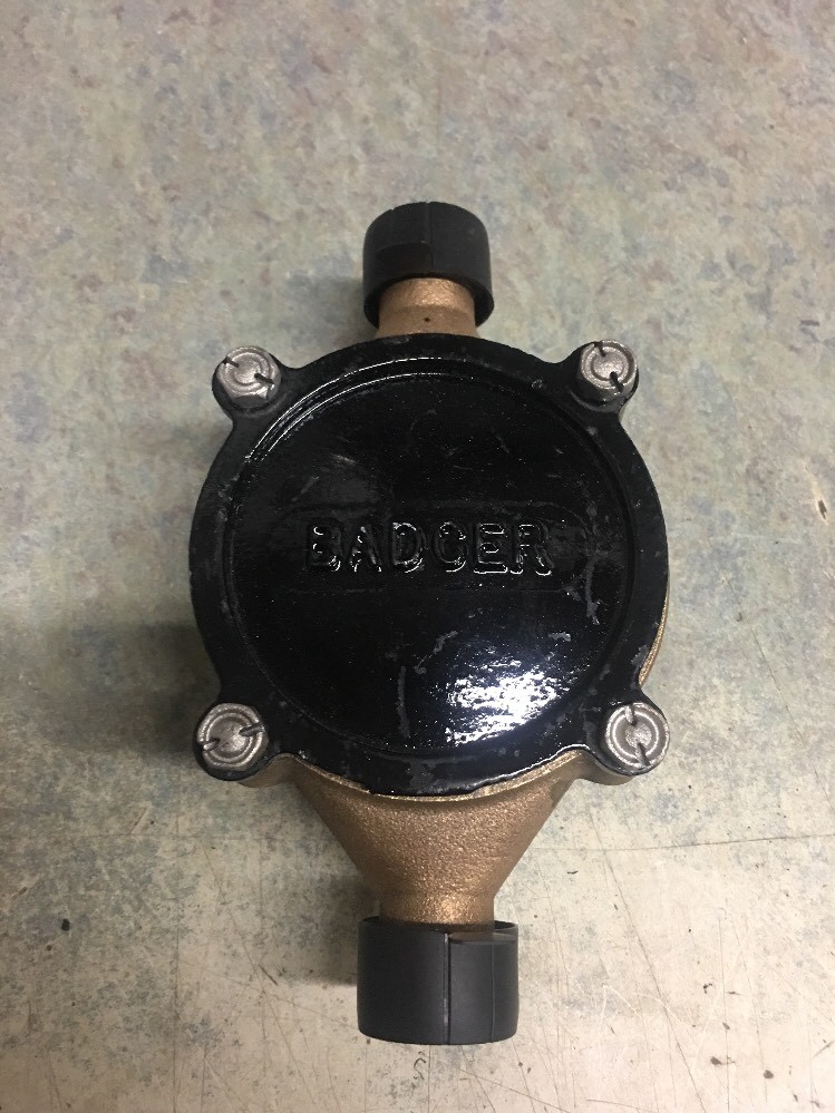 Badger 5/8x3/4 M25 Brass Water Meter