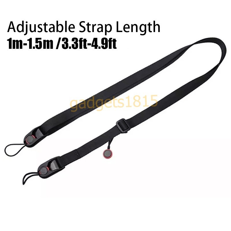 5Pcs Camera Shoulder Strap Quick Release Buckles Adjustable DSRL SLR Neck Strap