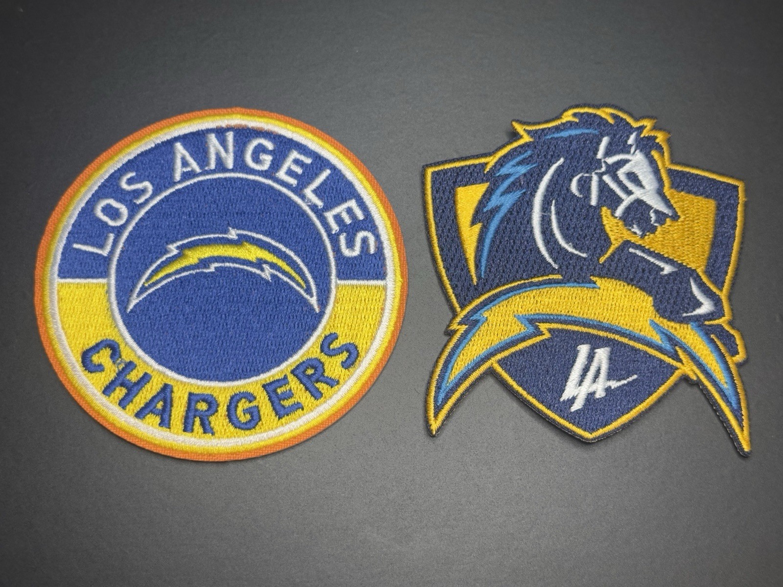 Los Angeles Chargers (Lot Of 2) Embroidered Iron On Patch