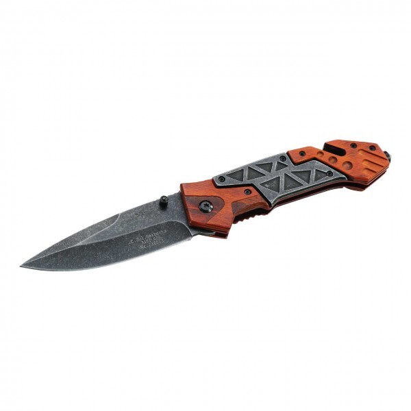 Herbertz Folder Pakka wood Rescue knife 9.2 cm blade