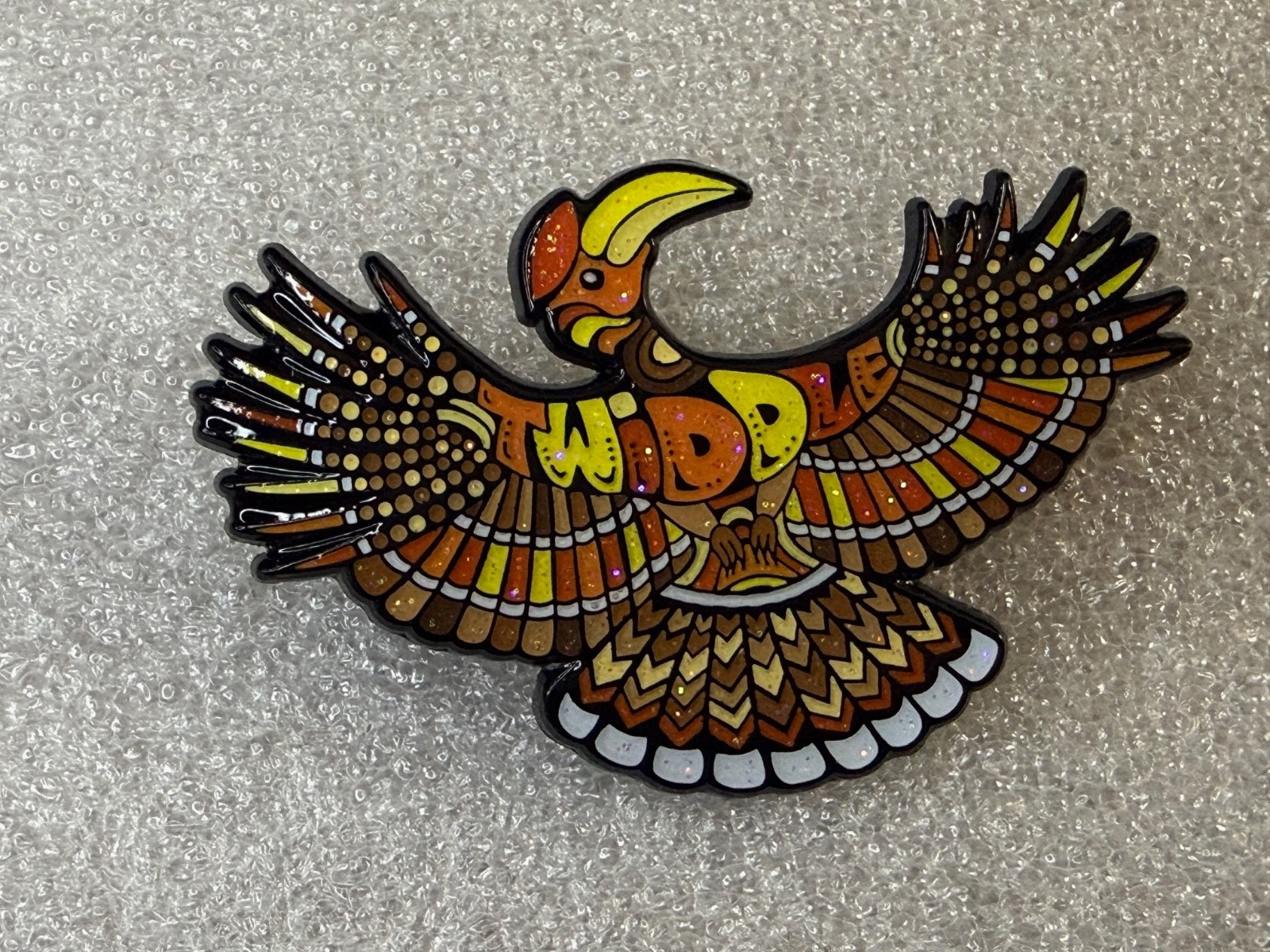 Danny Steinman x Twiddle Zazu Enamel Pin (Harvest) /250
