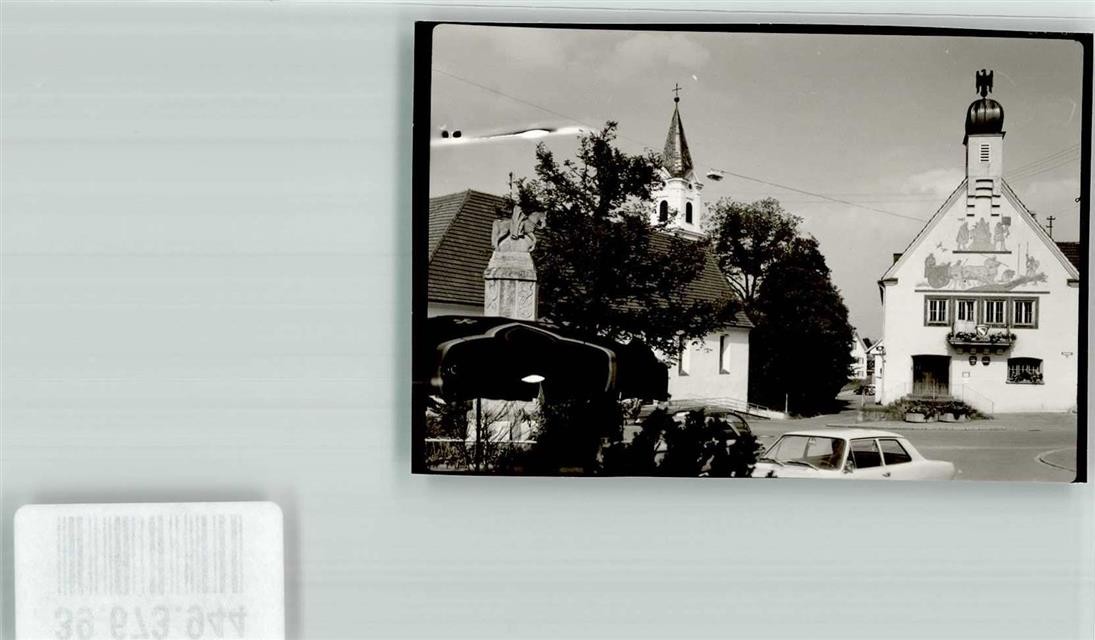 39673944 - 8944 Groenenbach Town Hall Monument Place Handwritten Photo Original