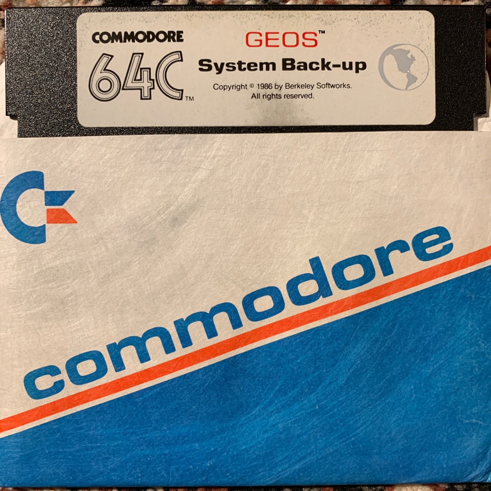 Commodore 64 Model 1541 / 1551 Test / Demo-Diskette + GEOS System Back-up Disk