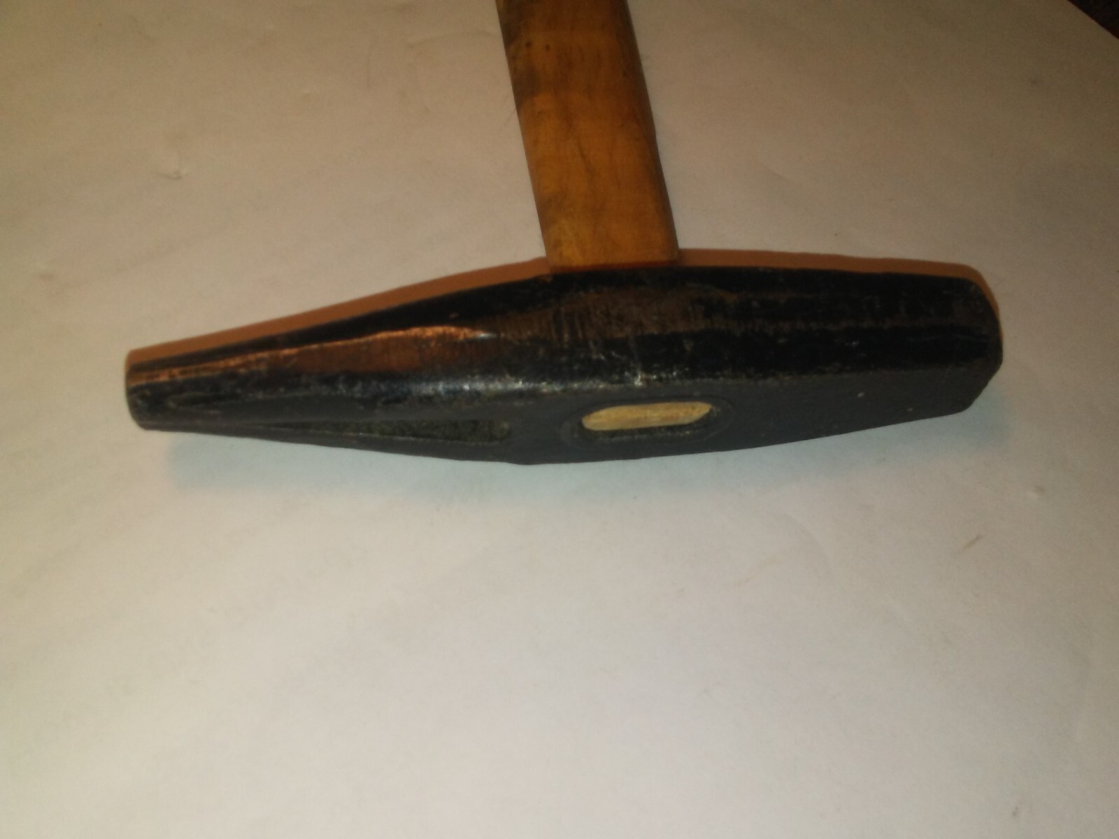Vintage Upholsterer's Hammer Head + Tack Claw, Original Handle. 6.9 oz.
