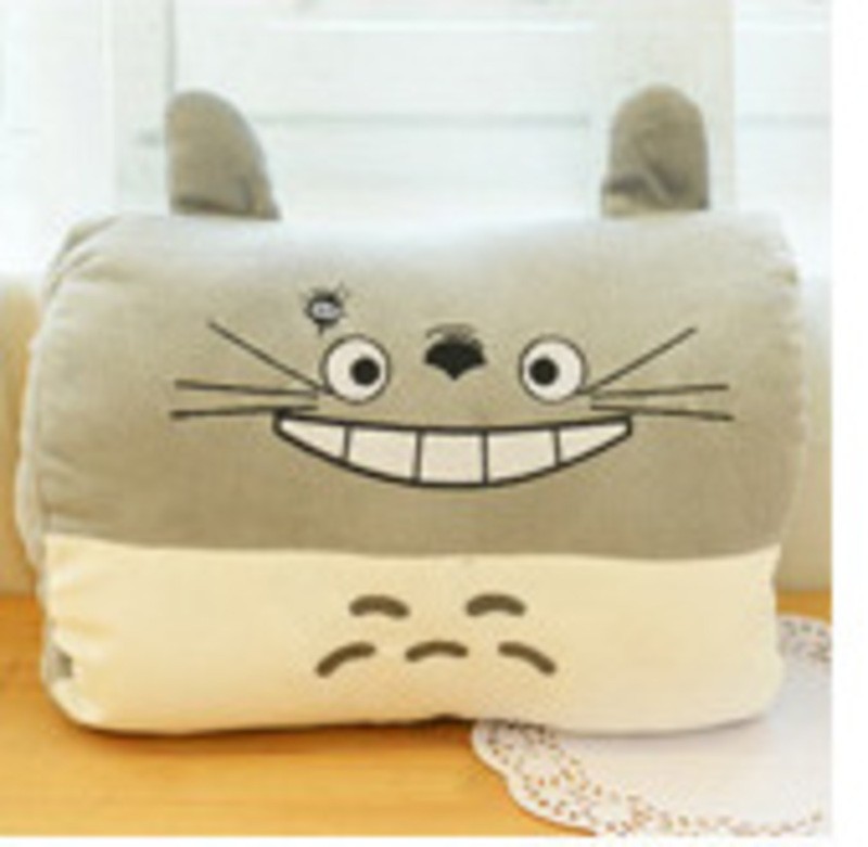 Animated Nap Pillow Warm Hand Cushion Cylindrical Plush Creative Hand Warmer Toy