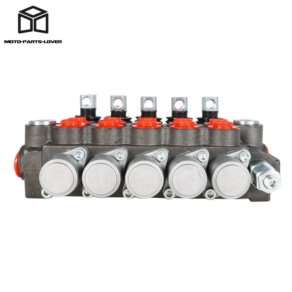 Hydraulic Directional Control Valve 13 GPM Double Acting SAE 5 Spool