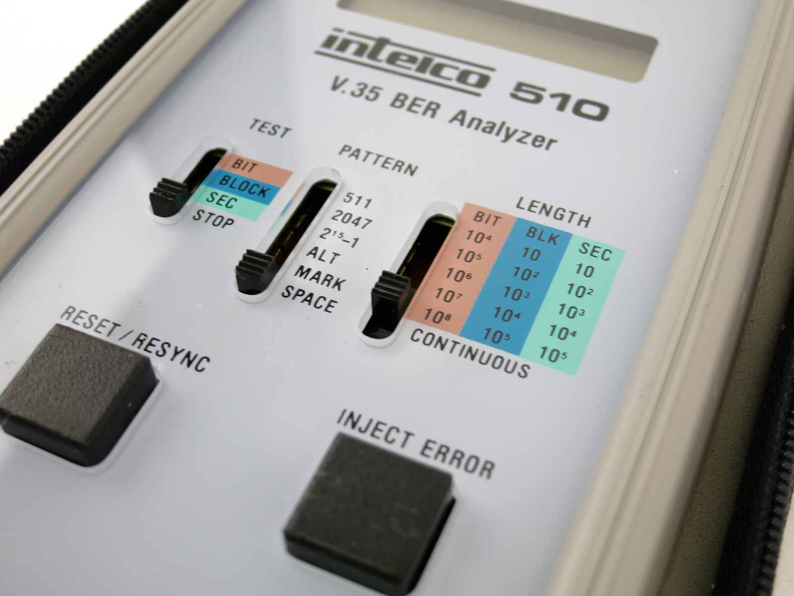 1987 Intelco 510 Vintage Computer Terminal Pod Data V.35 BER Analyzer W Case