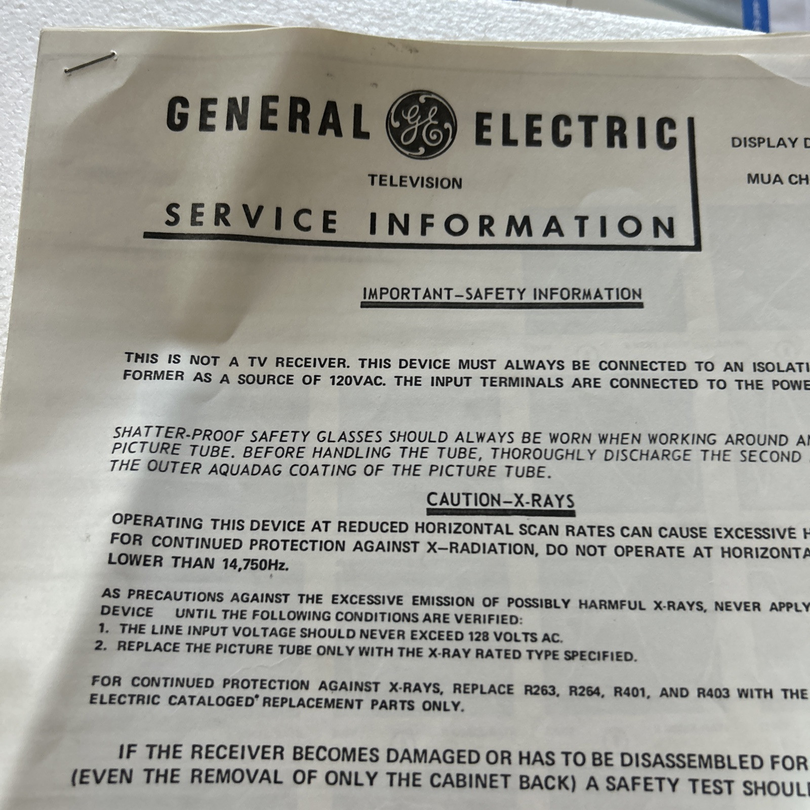 Original Factory War Atari Arcade Video Game Owners Manual