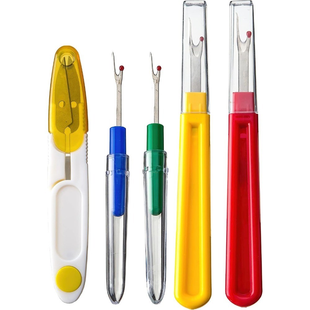 Seam Ripper and Thread Remover Kit for Sewing 2 Big 2 Small Stitch Ripper Tool