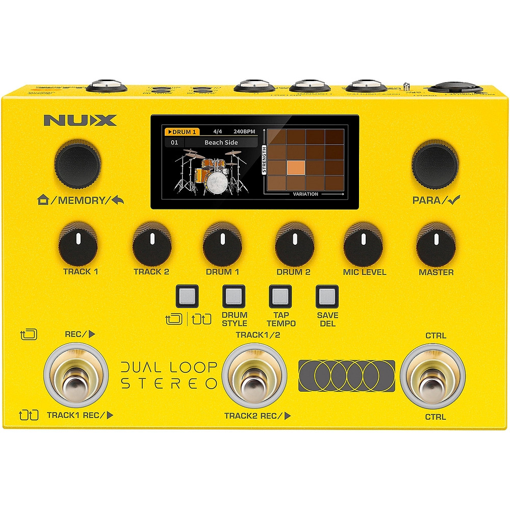 NUX Dual Loop Stereo Pedal  Yellow