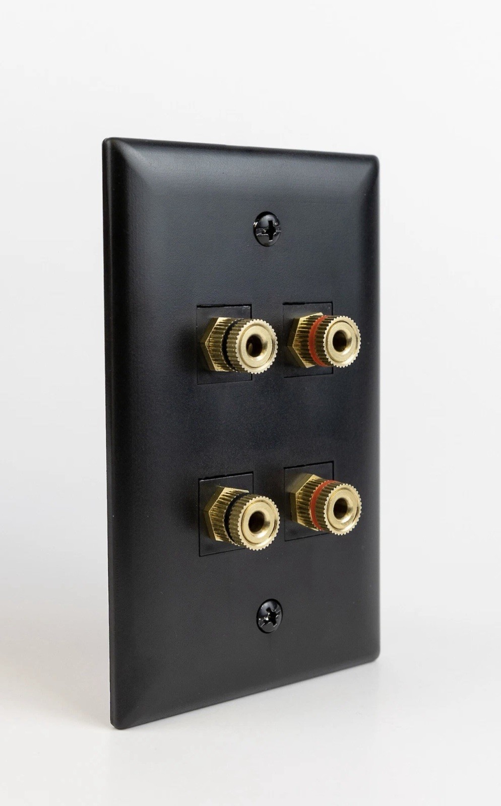 Speaker Snap Keystone Binding Posts 12 Pairs / 24 Pieces - Black