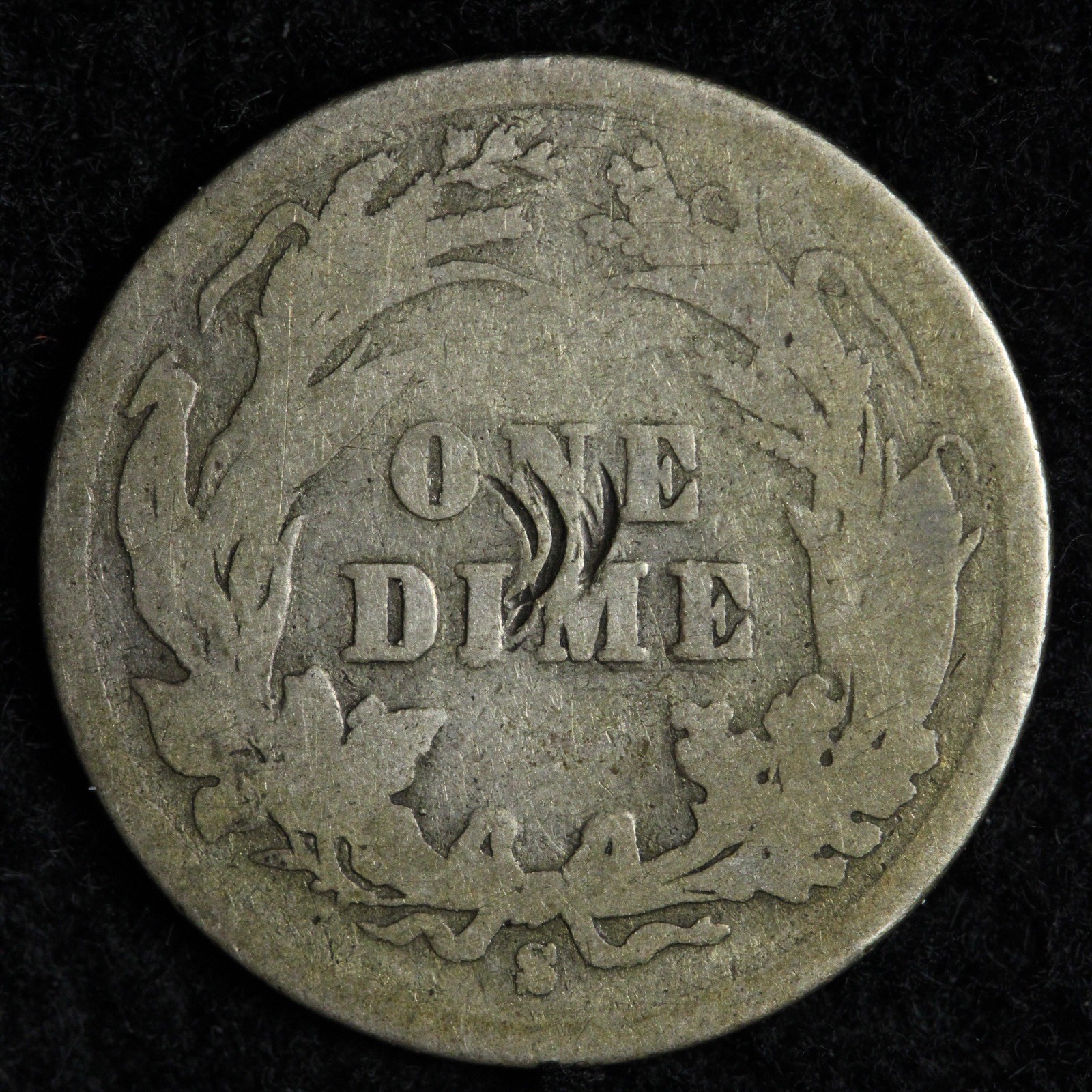 1896-S Barber Silver Dime GOOD E262 AUZMK