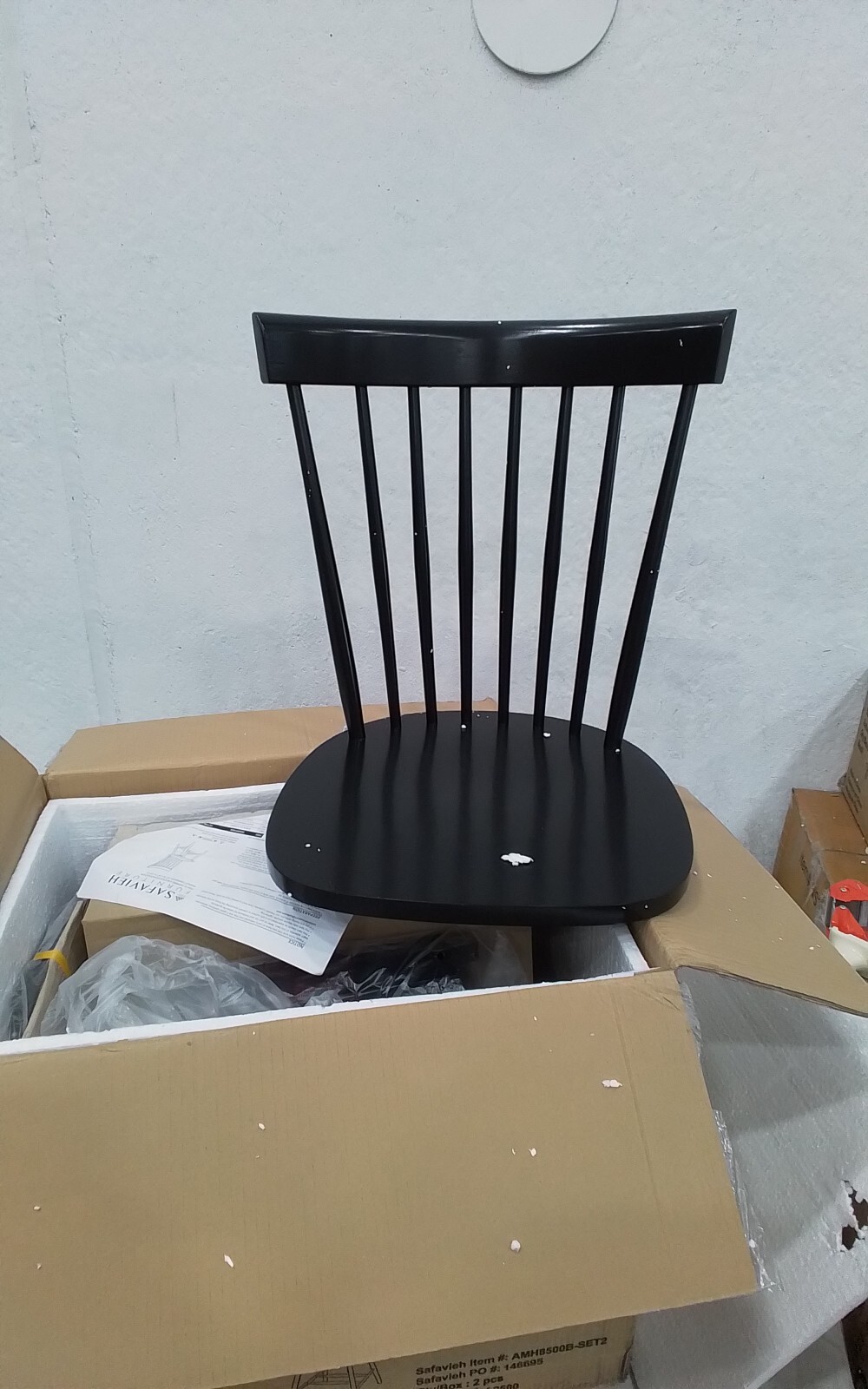 Safavieh PARKER SPINDEL SIDE CHAIR, Reduced Price 2172745039 AMH8500B-SET2