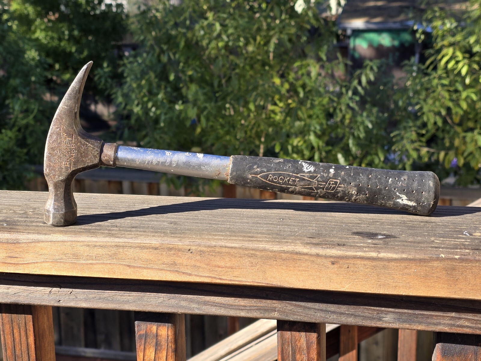 16 oz True Temper A16R Rocket Straight Claw Hammer w/Rubber Grip Steel Handle